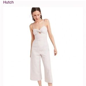 Hutch Cream stripped Jumpsuit